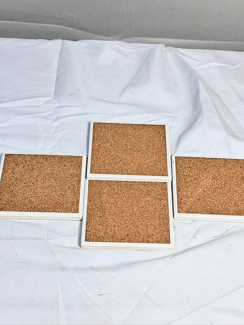 Set Of 4 NWT Robert May Super Absorbent 4 X 4 Bulldog Coasters - Picture 5 of 8